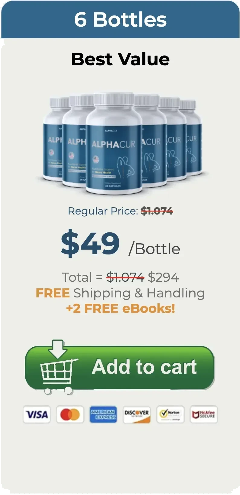 AlphaCur bottle